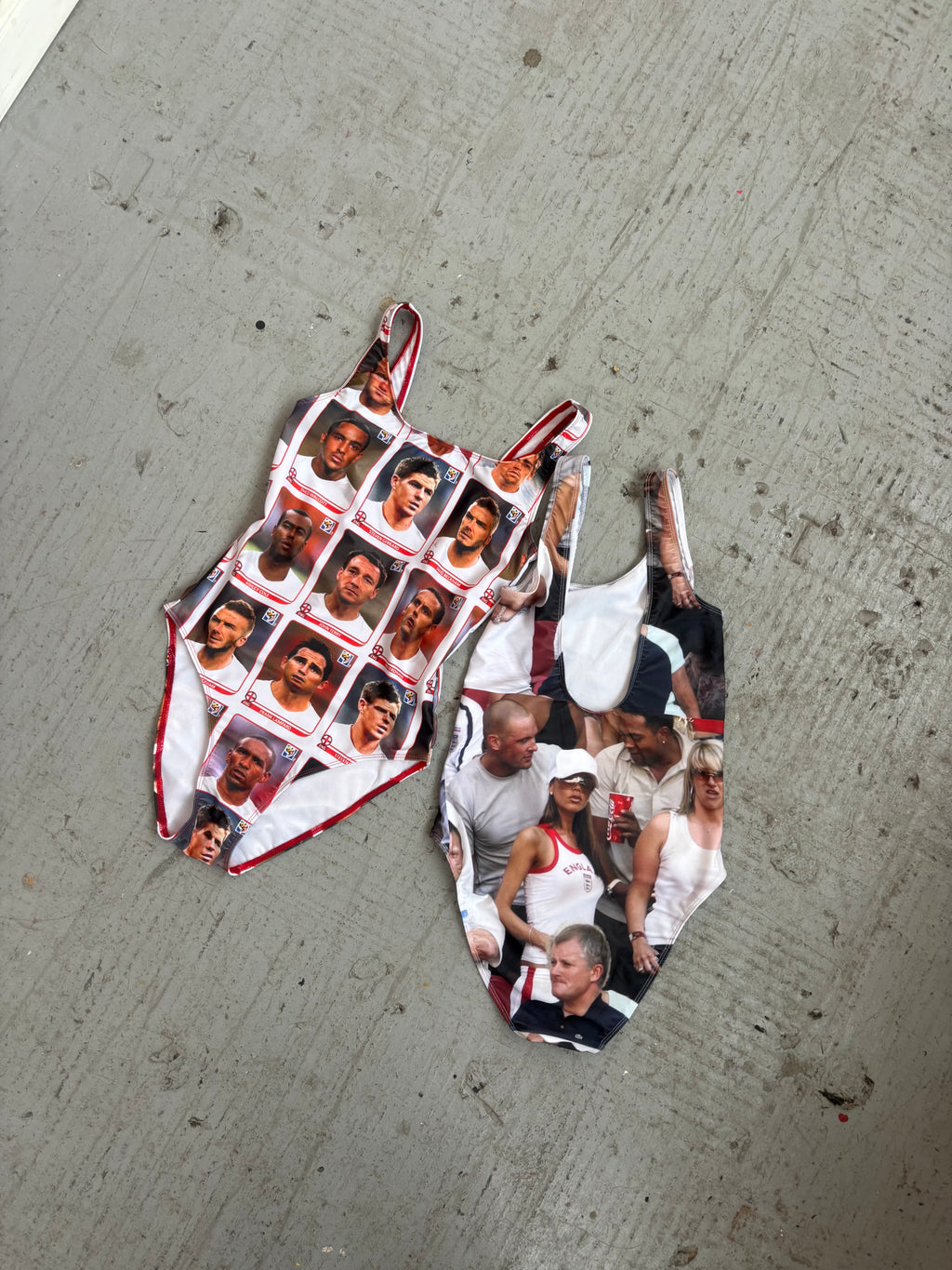 FOOTBALL STICKER SWIMSUIT